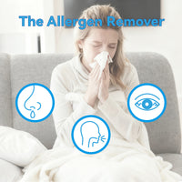 Burtran Nano-Oxy™ HEPA 14 Air Purifier for Home, up to 1,360 ft²/h, with air quality display, balanced 5-stage PM2.5 and TVOC filtration, eliminates 99.995% micro pollutants, Wi-Fi, 120V AC