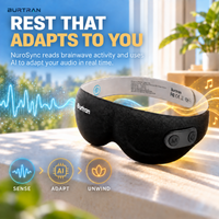 BURTRAN Recharge Mask-AI Sleep Mask with Bluetooth Headphones, Smart Heated Eye Mask，Pilot Production Run