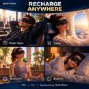 BURTRAN Recharge Mask-AI Sleep Mask with Bluetooth Headphones, Smart Heated Eye Mask，Pilot Production Run