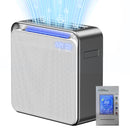 Burtran Nano-Oxy™ HEPA 14 Air Purifier for Home, up to 1,360 ft²/h, with air quality display, balanced 5-stage PM2.5 and TVOC filtration, eliminates 99.995% micro pollutants, Wi-Fi, 120V AC