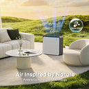 BURTRAN A31 H14 HEPA Air Purifier for Home Large Room Bedroom up to 1360ft²,Ultra-Quiet Sleep Modes, Nano-Oxy Negative Ions,PM2.5 & TVOC Smart Monitor, 5-Stage Filtration,WiFi,Sleep Support