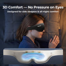 BURTRAN AI Sleep Mask with Bluetooth Headphones, Smart Heated Eye Mask