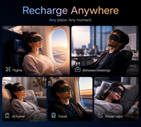 BURTRAN Recharge Mask-AI Sleep Mask with Bluetooth Headphones, Smart Heated Eye Mask