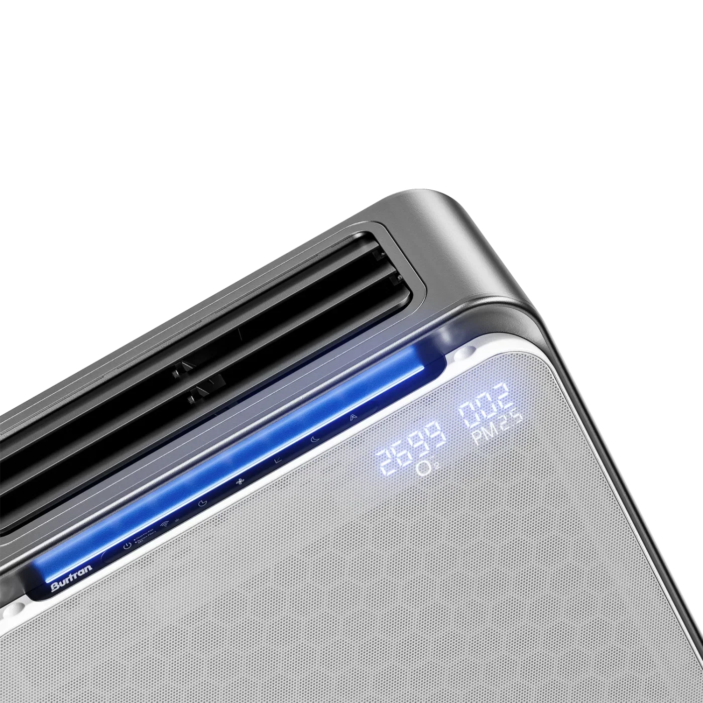 A31 top control bar and adjustable air outlet